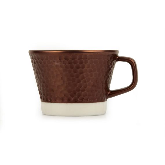 Кофейная пара: чашка 80мл с блюдцем 12см, цвет медный, Legacy Copper, Porland, изображение 3