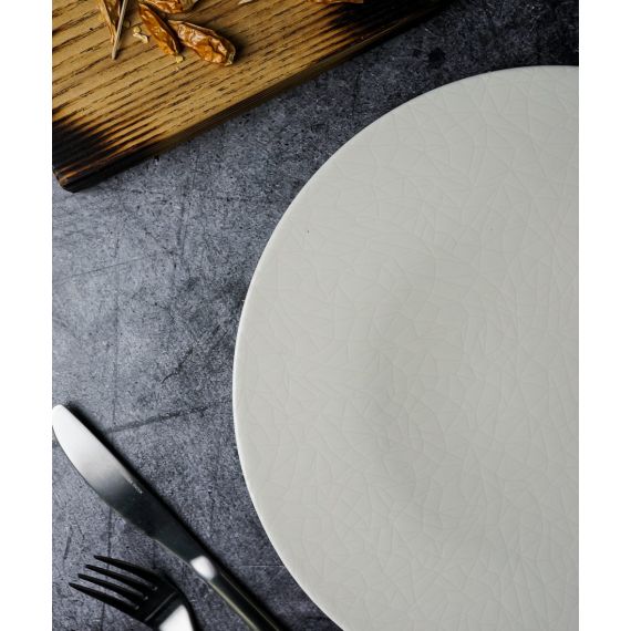 Тарелка плоская, 27 см, цвет белый, ILLUSION, Porland, изображение 4
