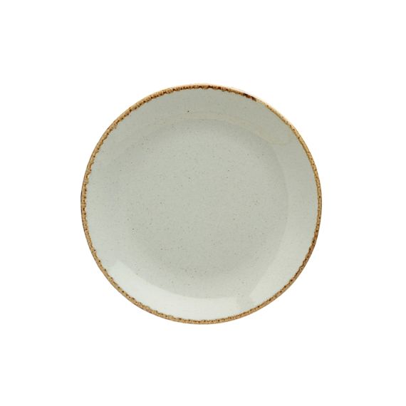 Тарелка 24 см безбортовая, Seasons Серый, Porland, изображение 3