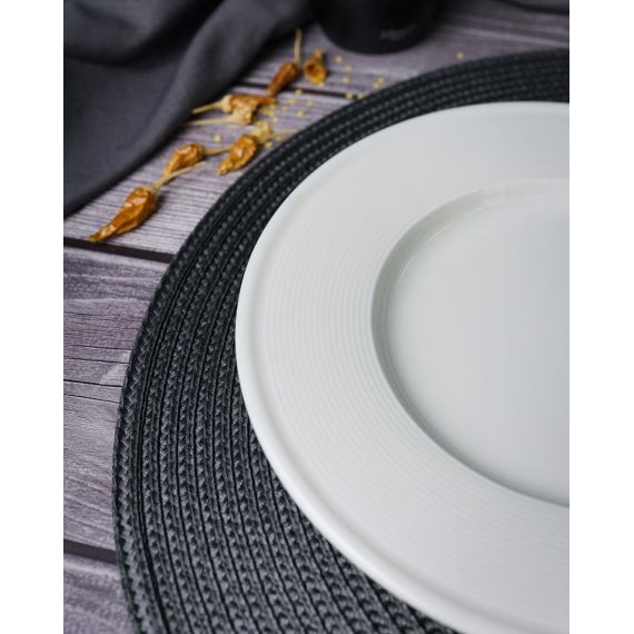 Тарелка овальная 31 см, цвет белый, LINE, Porland, изображение 4