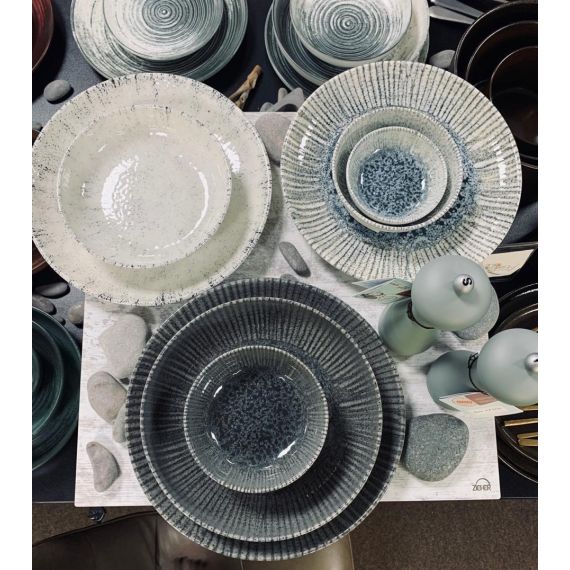 Блюдо овальное 21 х 16 см, IRIS GREY, Porland, изображение 2