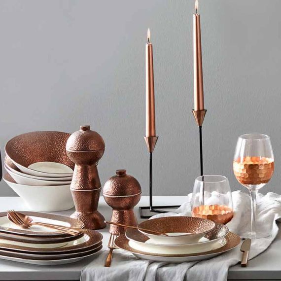 Тарелка полуглубокая, 22см h3,8см, Legacy Copper, Porland, изображение 4