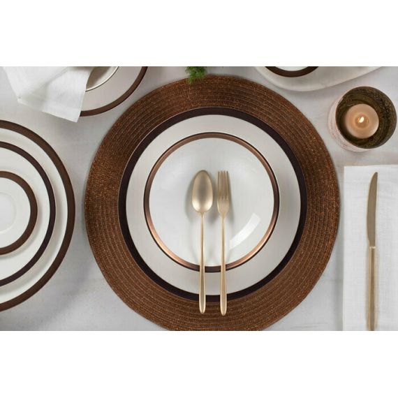 Тарелка полуглубокая, 22см h3,8см, Legacy Copper, Porland, изображение 6