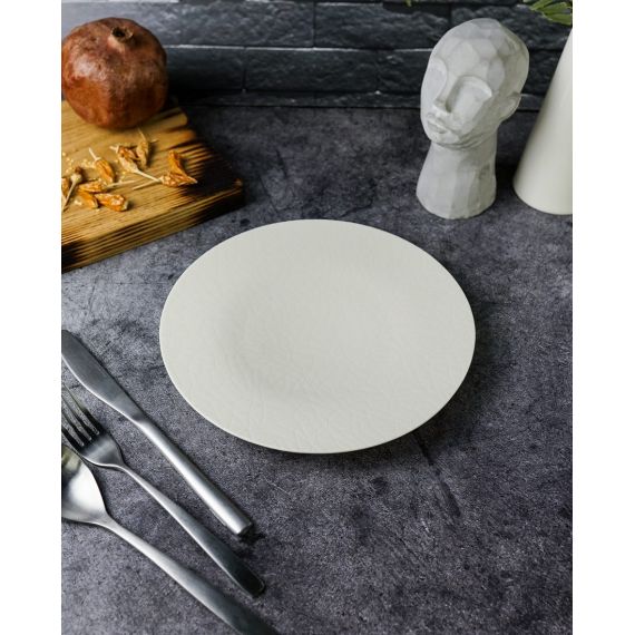 Тарелка плоская, 21 см, цвет белый, ILLUSION, Porland, изображение 2