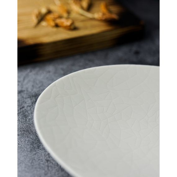 Тарелка овальная, 24 см, цвет белый, ILLUSION, Porland, изображение 3