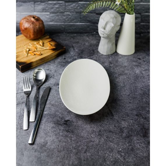 Тарелка овальная, 24 см, цвет белый, ILLUSION, Porland, изображение 2