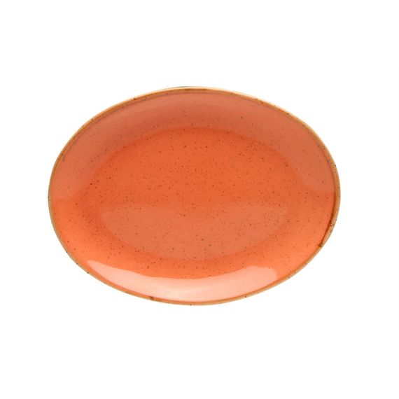 Блюдо овальное 18х14 см, Seasons Оранжевый, Porland, изображение 3