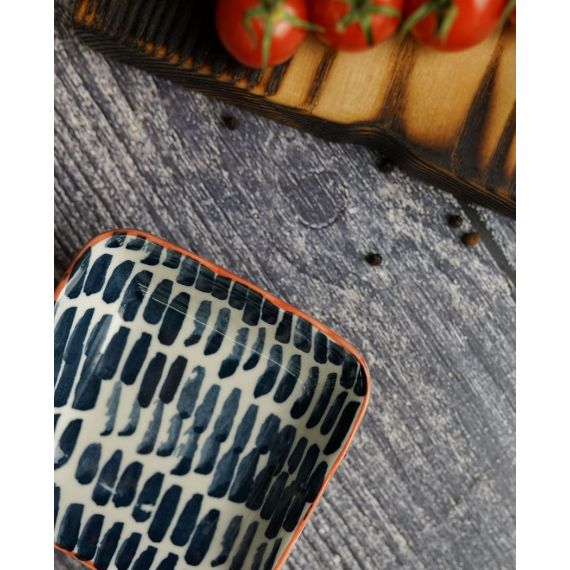 Тарелка квадратная 9 см. mix&match cobalt, изображение 5