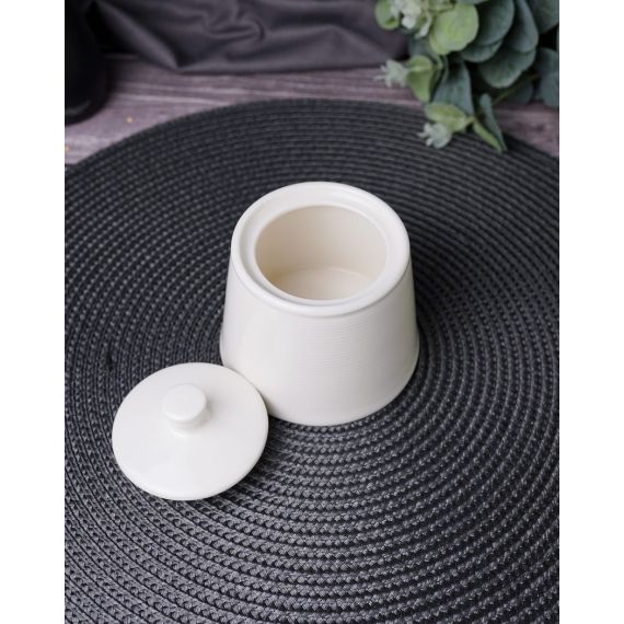 Сахарница с крышкой 220 мл, d 9,5 см h 9 см, LINE, Porland, изображение 5