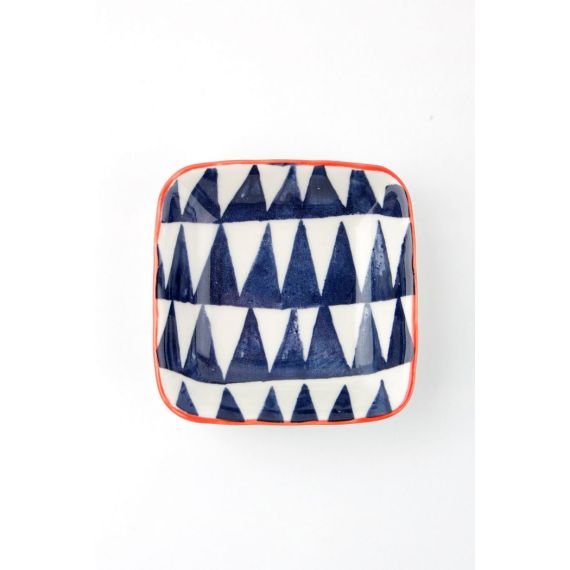 Тарелка квадратная 9 см. mix&match cobalt, изображение 2