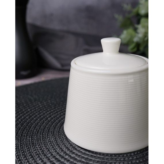 Сахарница с крышкой 220 мл, d 9,5 см h 9 см, LINE, Porland, изображение 4