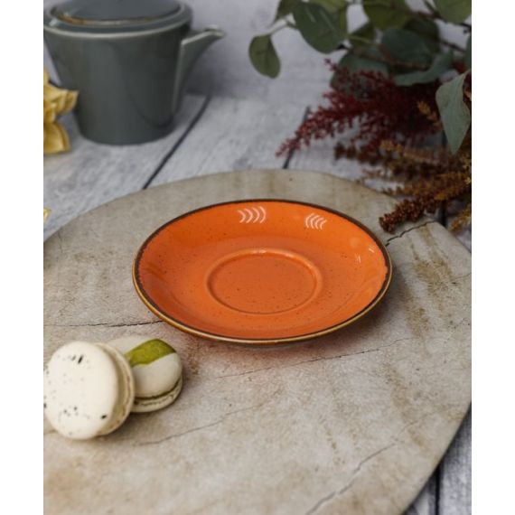 Блюдце 16 см, Seasons Оранжевый, Porland, изображение 3