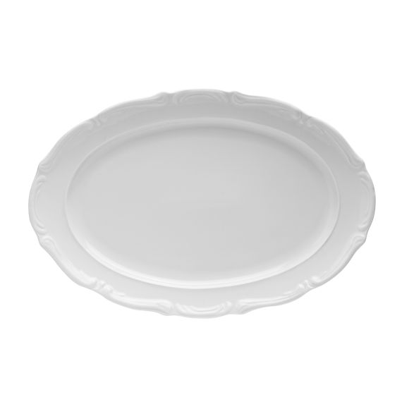 Блюдо овальное 30x24 см, цвет белый, MARIA, Porland, изображение 2