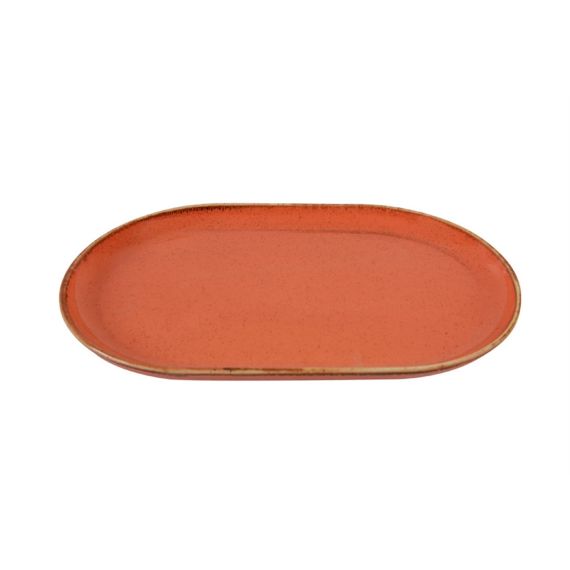 Блюдо овальное 32х20 см, Seasons Оранжевый, Porland, изображение 3