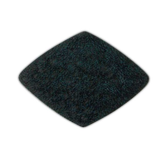 Тарелка "ромб" 34см, цвет черный, MOSS, Porland, изображение 2