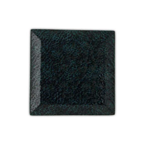 Тарелка квадратная 18см, цвет черный, MOSS, Porland, изображение 2