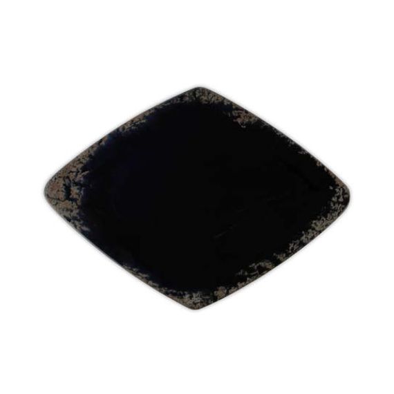 Тарелка "ромб" 34см, темно-коричневый, ROOT RUSTY, Porland, изображение 2