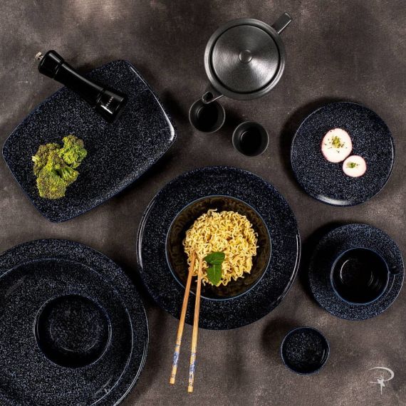 Тарелка прямоугольная 32см, цвет темно-синий, ORION, Porland, изображение 2