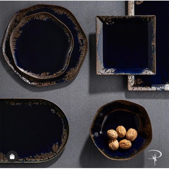 Тарелка плоская 31см, темно-синий, ROOT BLUE, Porland, изображение 8