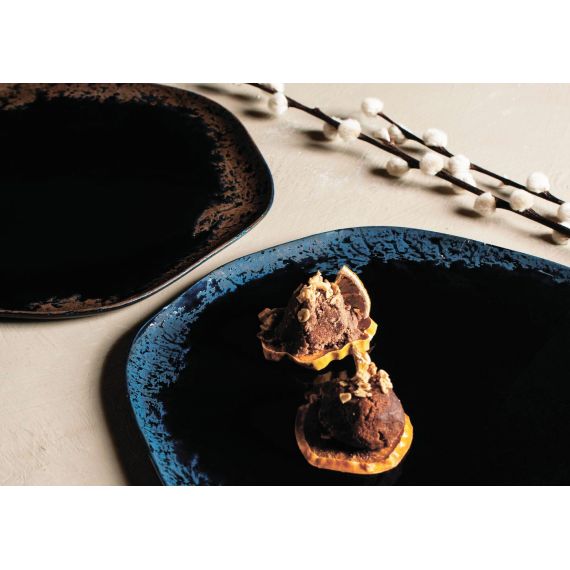 Тарелка волнообразная 21см, темно-коричневый, ROOT RUSTY, Porland, изображение 7