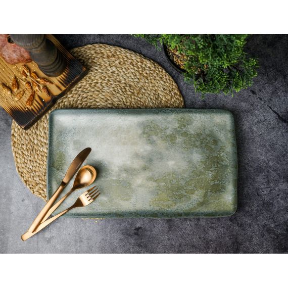 Блюдо прямоугольное 37,5x21,5 см h 2 см, STONEWARE, Porland, изображение 3