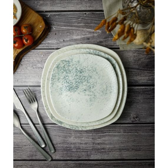 Тарелка квадратная 19см, цвет дымчатый, SMOKY, Porland, изображение 4