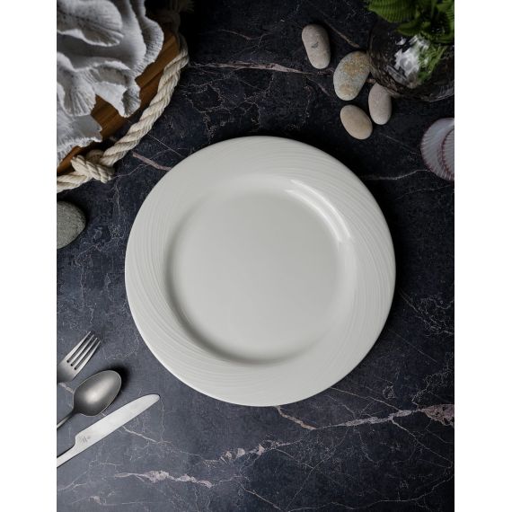 Тарелка 27 см, цвет белый, STORM, Porland, изображение 2