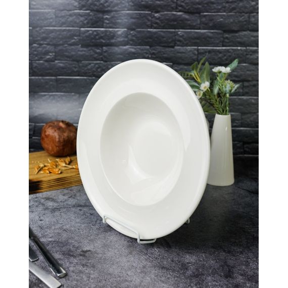 Тарелка глубокая /для пасты 26 см с полями, 500 мл, Seasons Белый, Porland, изображение 4