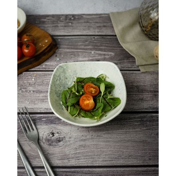 Салатник квадратный 16см, цвет дымчатый, SMOKY, Porland, изображение 3