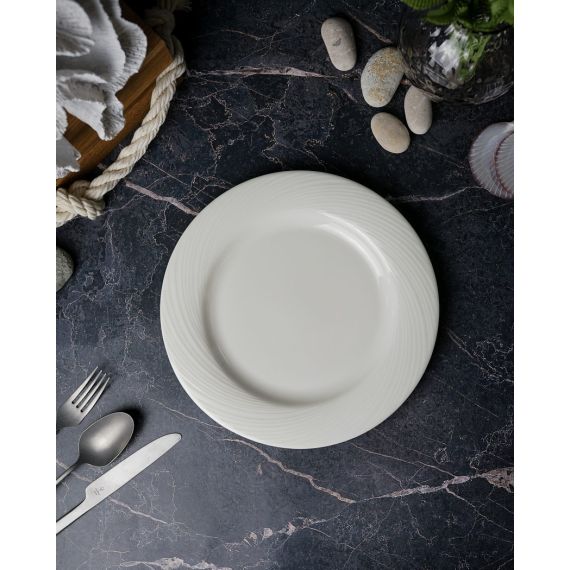 Тарелка 23 см, цвет белый, STORM, Porland, изображение 2