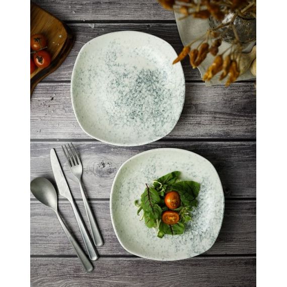 Салатник квадратный(глубокий) 22см, цвет дымчатый, SMOKY, Porland, изображение 17