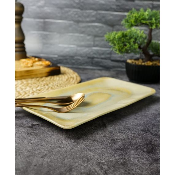 Блюдо прямоугольное 28,5x16 см h 1,6 см, STONEWARE, Porland, изображение 2