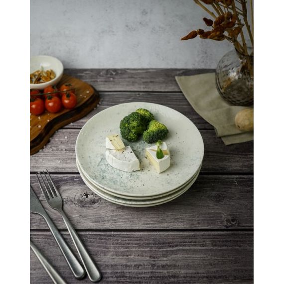 Тарелка плоская 25см, цвет дымчатый, SMOKY, Porland, изображение 14