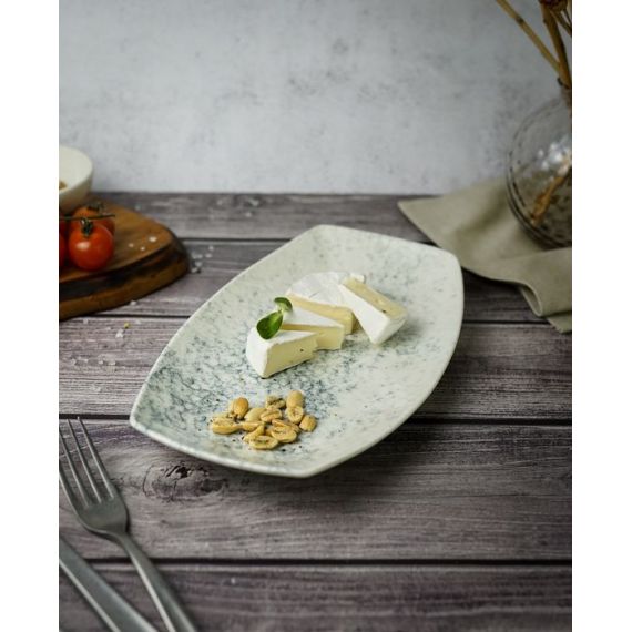 Тарелка прямоугольная 27см, цвет дымчатый, SMOKY, Porland, изображение 2