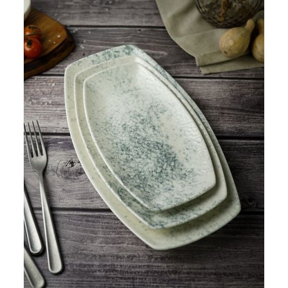 Тарелка прямоугольная 27см, цвет дымчатый, SMOKY, Porland, изображение 7