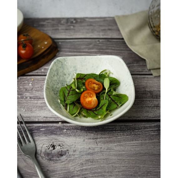 Салатник квадратный 16см, цвет дымчатый, SMOKY, Porland, изображение 8