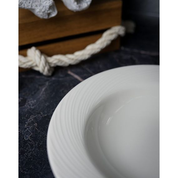Тарелка глубокая/для пасты 22 см, цвет белый, STORM, Porland, изображение 5