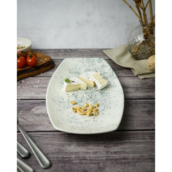 Тарелка прямоугольная 32 см, цвет дымчатый, SMOKY, Porland, изображение 4