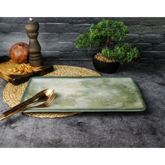 Блюдо прямоугольное 37,5x21,5 см h 2 см, STONEWARE, Porland, изображение 4