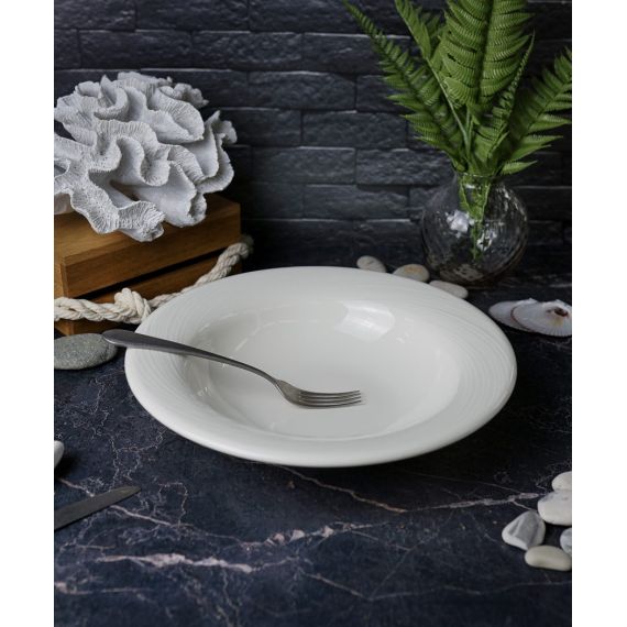 Тарелка глубокая/для пасты 30 см, цвет белый, STORM, Porland, изображение 3