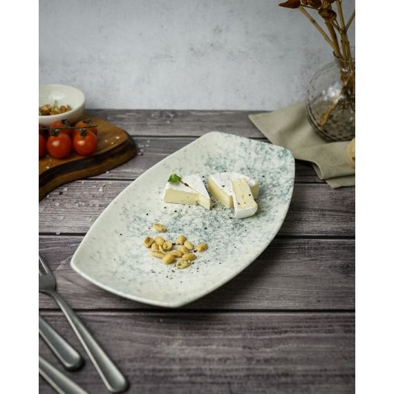 Тарелка прямоугольная 32 см, цвет дымчатый, SMOKY, Porland, изображение 3