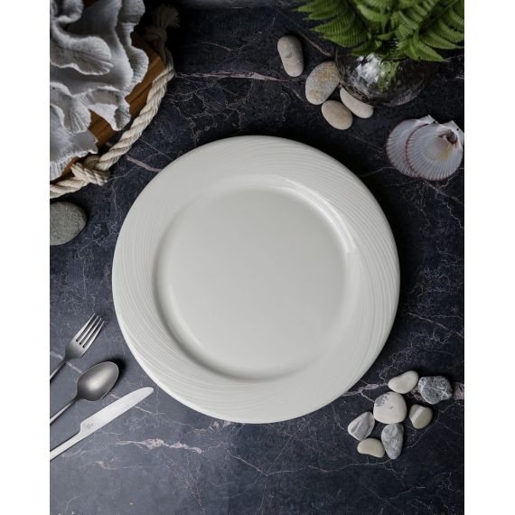 Тарелка 32 см, цвет белый, STORM, Porland, изображение 3