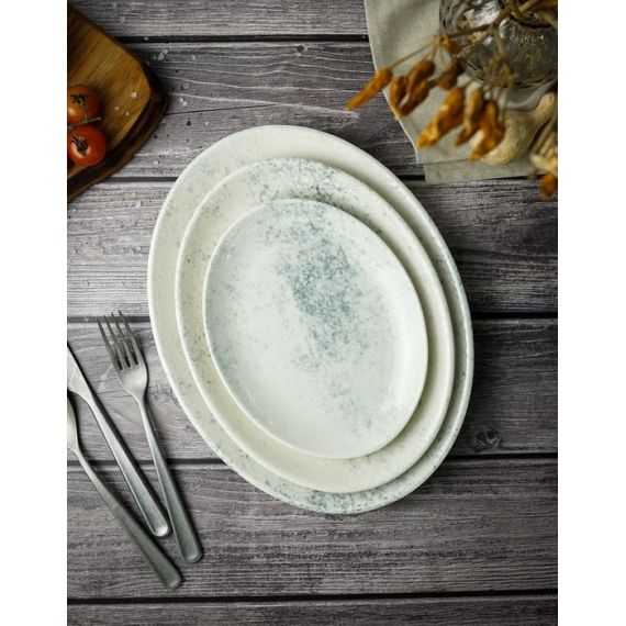 Тарелка овальная 26см, цвет дымчатый, SMOKY, Porland, изображение 4