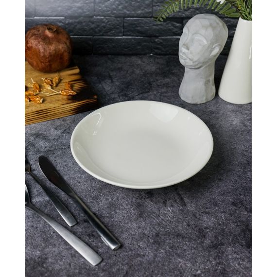 Тарелка глубокая d 21 см, Seasons Белый, Porland, изображение 2