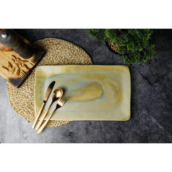 Блюдо прямоугольное 37,5x21,5 см h 2 см, STONEWARE, Porland, изображение 3