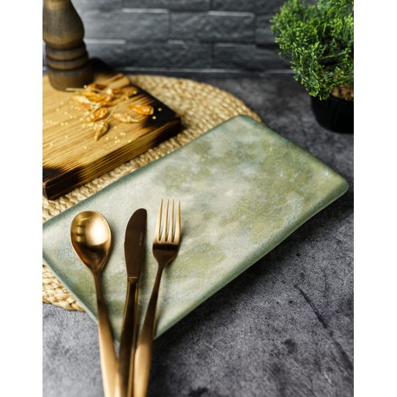 Блюдо прямоугольное 28,5x16 см h 1,6 см, STONEWARE, Porland, изображение 3