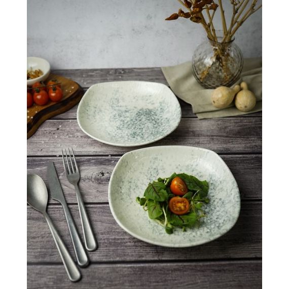 Салатник квадратный(глубокий) 22см, цвет дымчатый, SMOKY, Porland, изображение 18