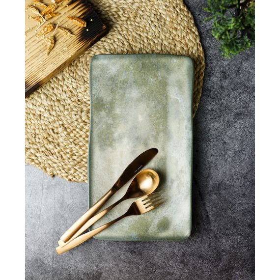 Блюдо прямоугольное 28,5x16 см h 1,6 см, STONEWARE, Porland, изображение 2