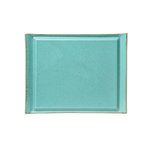 Блюдо для стейка 32х26 см, Seasons Бирюзовый, Porland, изображение 3