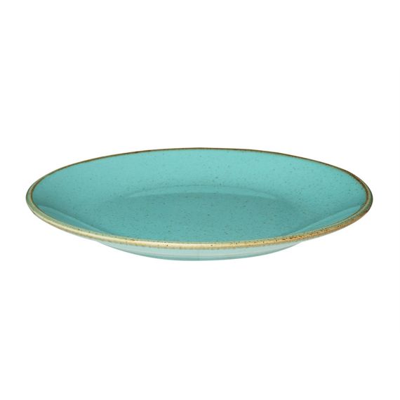 Тарелка 24 см безбортовая, Seasons Бирюзовый, Porland, изображение 35